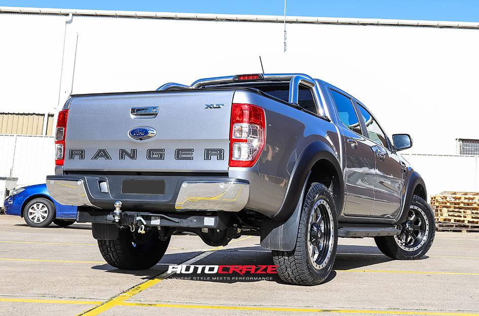 FORD RANGER SAVAGE MATTE BLACK MILLED ACCENTS